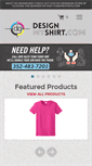 Mobile Screenshot of designmyshirt.com